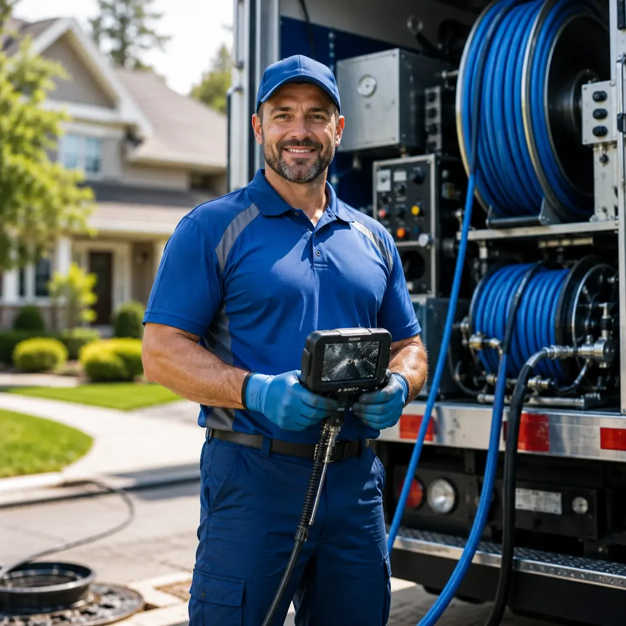 Local outdoor drain cleaning specialists in Plum City, WI
